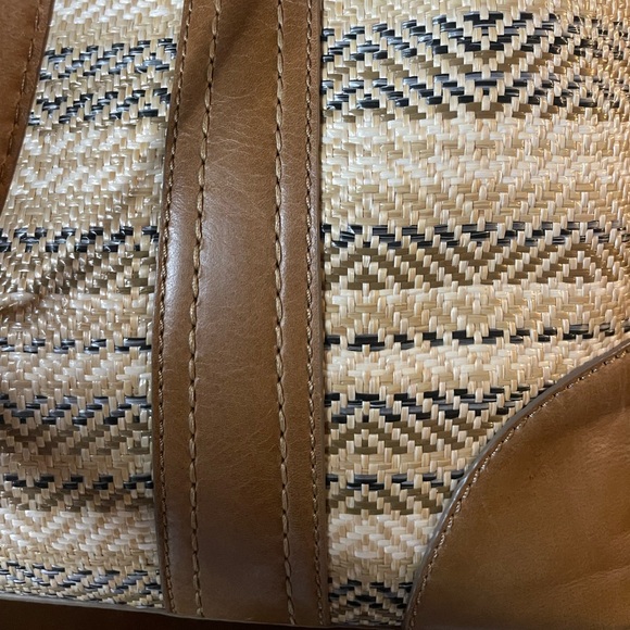 Frye Melissa Straw Shopper - Picture 10 of 12